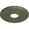 Ekena Millwork Valeriano Ceiling Medallion (Canopies up to 6 1/4"), 12 1/8"OD x 3 5/8"ID x 3/4"P, Painted Turtle CM12VAPTF - alternate 2
